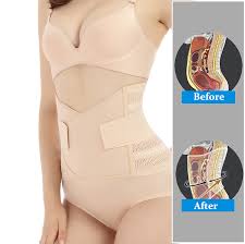 3 In 1 Belly Belt Waist Shaper Postpartum Recovery Body Shaper Slimming Maternity Belly Shaper Comfortable Breathable Durable Support